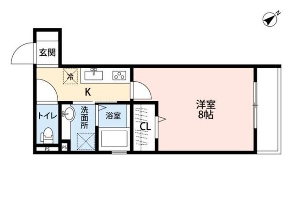 ジェンティーレ・トリヤマIIIの物件間取画像